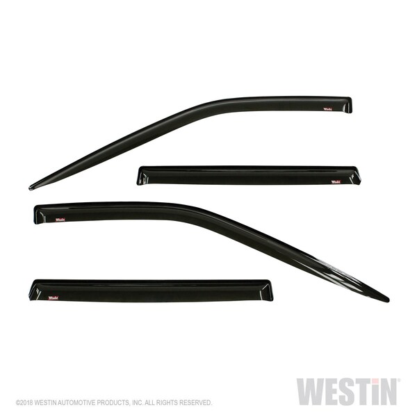 Tape On Wind Deflector 4pc